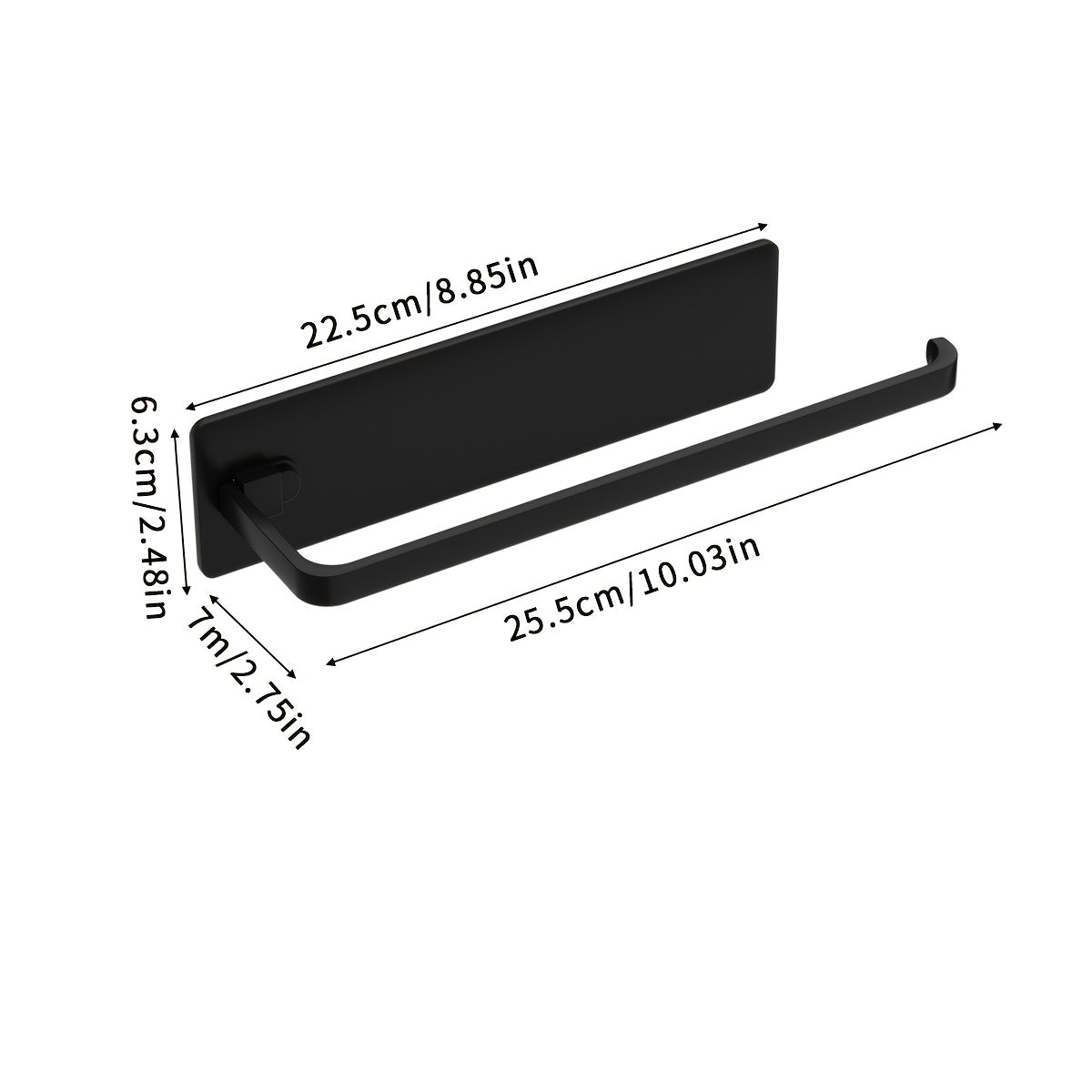 Under-Cabinet Paper Towel Holder – Space-Saving Hanging Dispenser for Kitchen & Bathroom