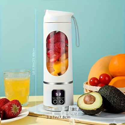 USB Rechargeable Portable Blender – Personal Juicer for Fruits, Veggies & Milkshakes (Easy Clean)