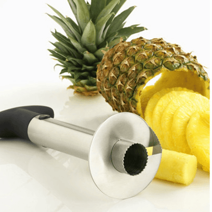 Adjustable Stainless Steel Fruit Cutter – Ergonomic Slicer for Pineapple, Watermelon & Mango
