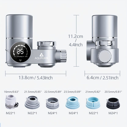 Faucet Water Filter System – Dual Mode, Temp & Filter Life Display (264 Gallons)