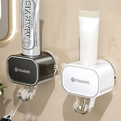Wall-Mounted Automatic Toothpaste Dispenser – No-Drill Suction Cup Organizer (1pc)