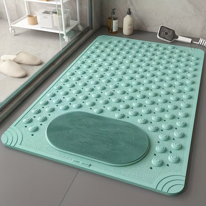 Non-Slip Shower Mat – Safety Massage Bathroom Pad (Rectangular)