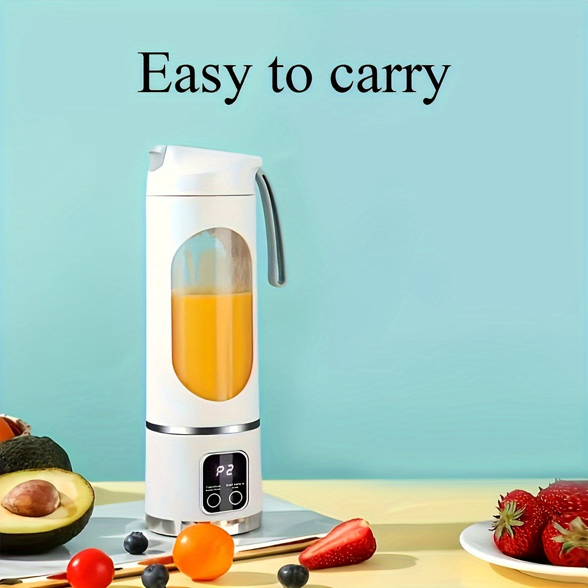 USB Rechargeable Portable Blender – Personal Juicer for Fruits, Veggies & Milkshakes (Easy Clean)