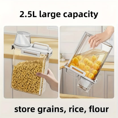 Airtight Kitchen Storage Container – Leak-Proof Pantry Box for Rice, Flour & Nuts