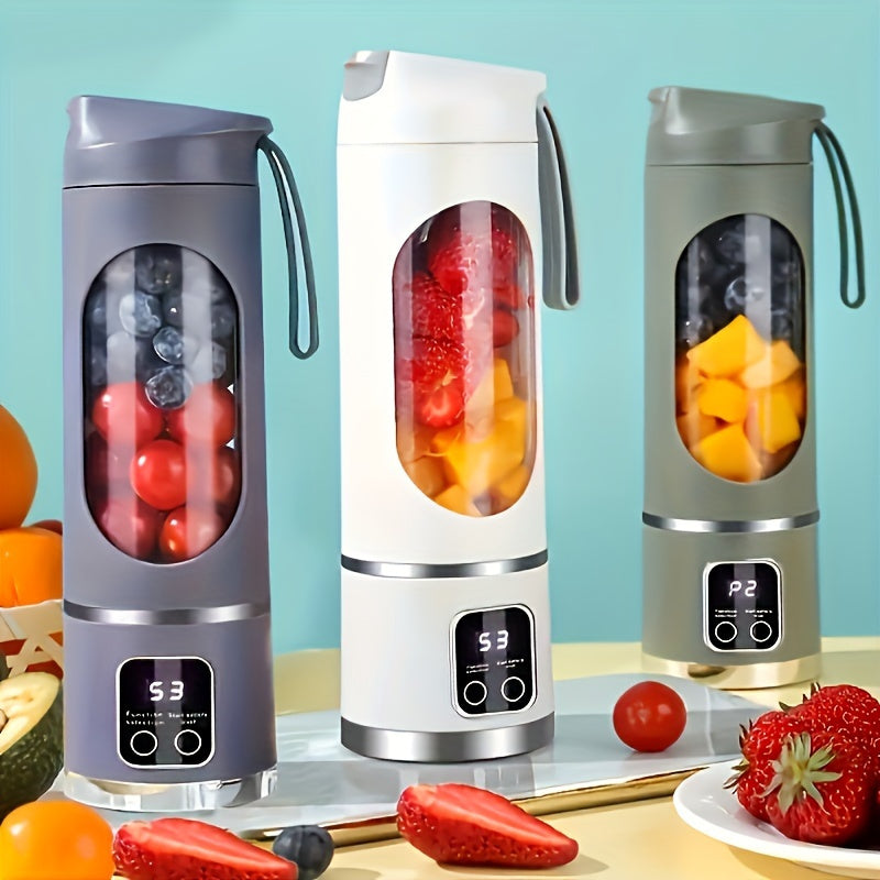 USB Rechargeable Portable Blender – Personal Juicer for Fruits, Veggies & Milkshakes (Easy Clean)