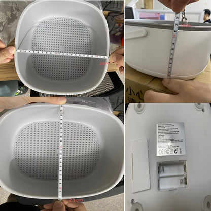 Portable Fruit & Vegetable Washer – Kitchen Food Cleaning & Purifier Basket with Handle