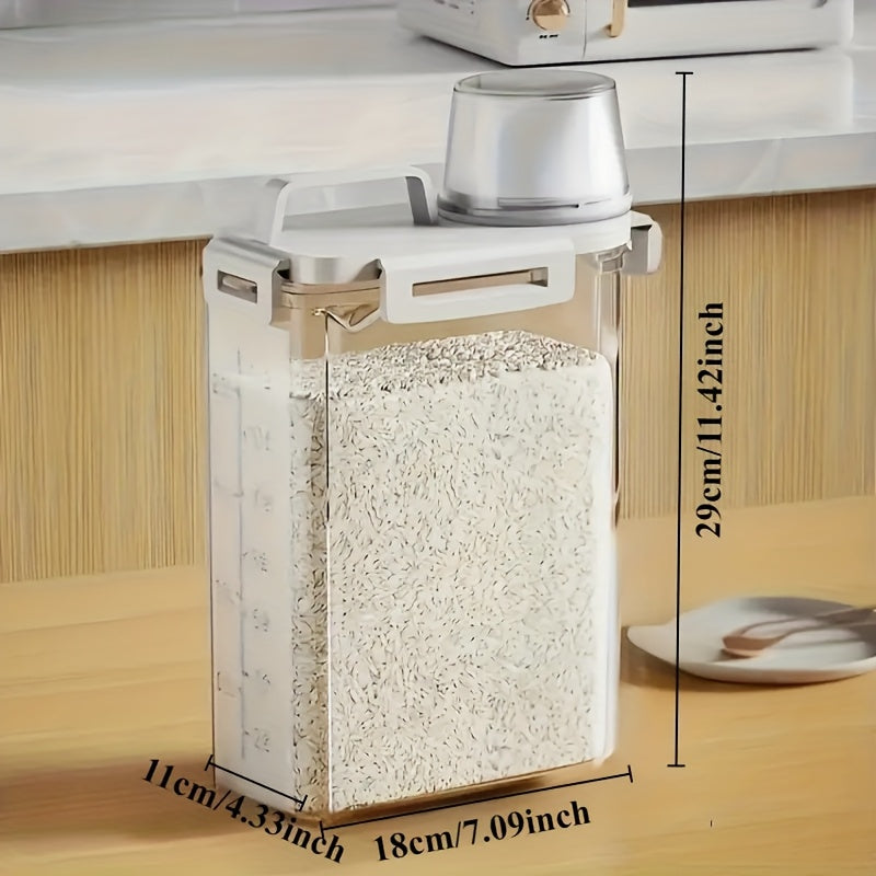 Airtight Kitchen Storage Container – Leak-Proof Pantry Box for Rice, Flour & Nuts