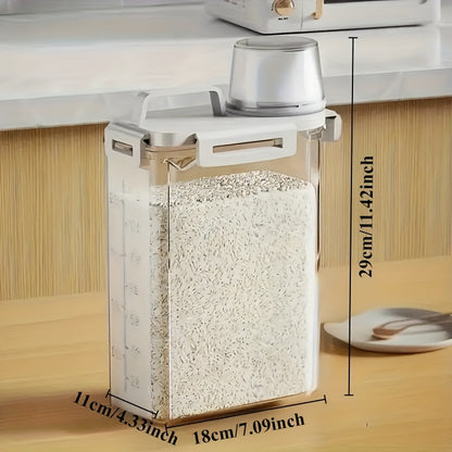Airtight Kitchen Storage Container – Leak-Proof Pantry Box for Rice, Flour & Nuts