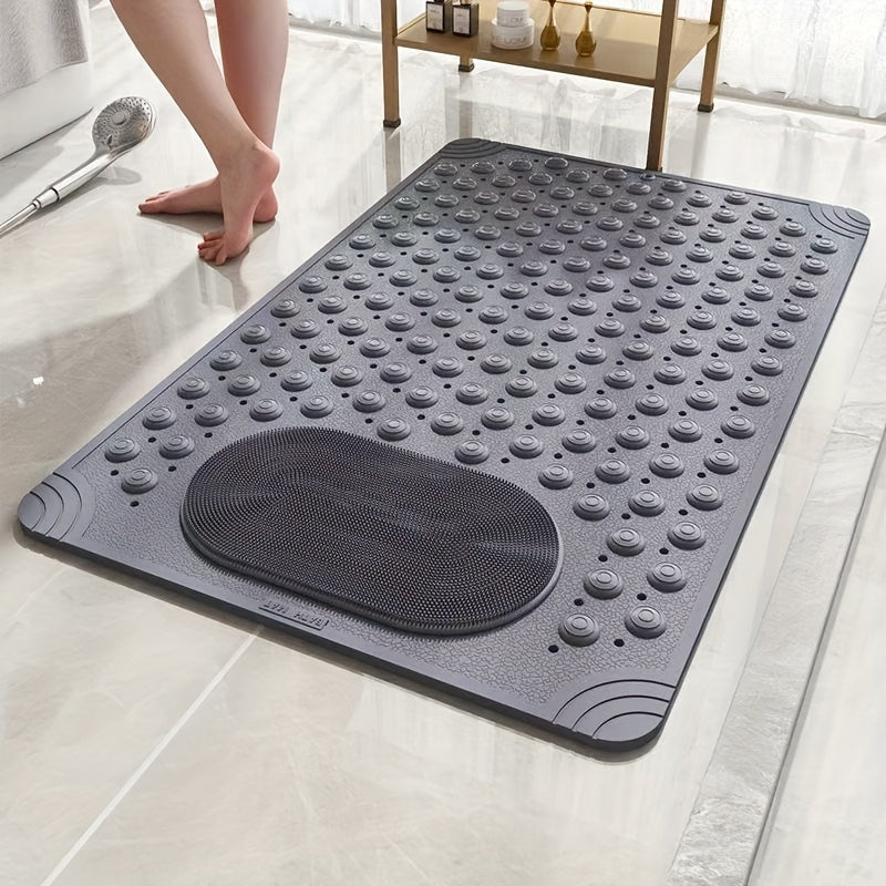 Non-Slip Shower Mat – Safety Massage Bathroom Pad (Rectangular)