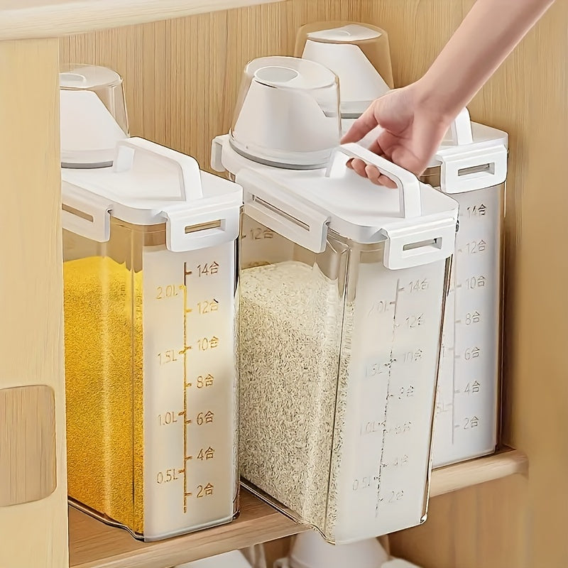 Airtight Kitchen Storage Container – Leak-Proof Pantry Box for Rice, Flour & Nuts