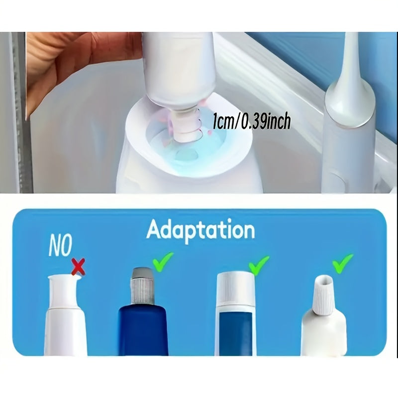 Wall-Mounted Automatic Toothpaste Dispenser – No-Drill Suction Cup Organizer (1pc)