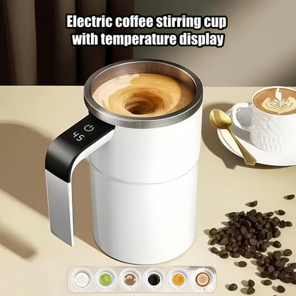 USB Rechargeable Smart Mixing Mug – Electric Self-Stirring Coffee Cup (Large Capacity, 6200 RPM)