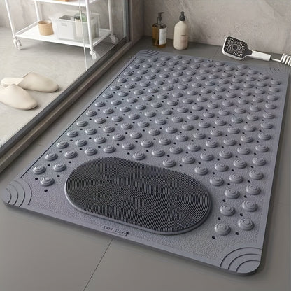 Non-Slip Shower Mat – Safety Massage Bathroom Pad (Rectangular)