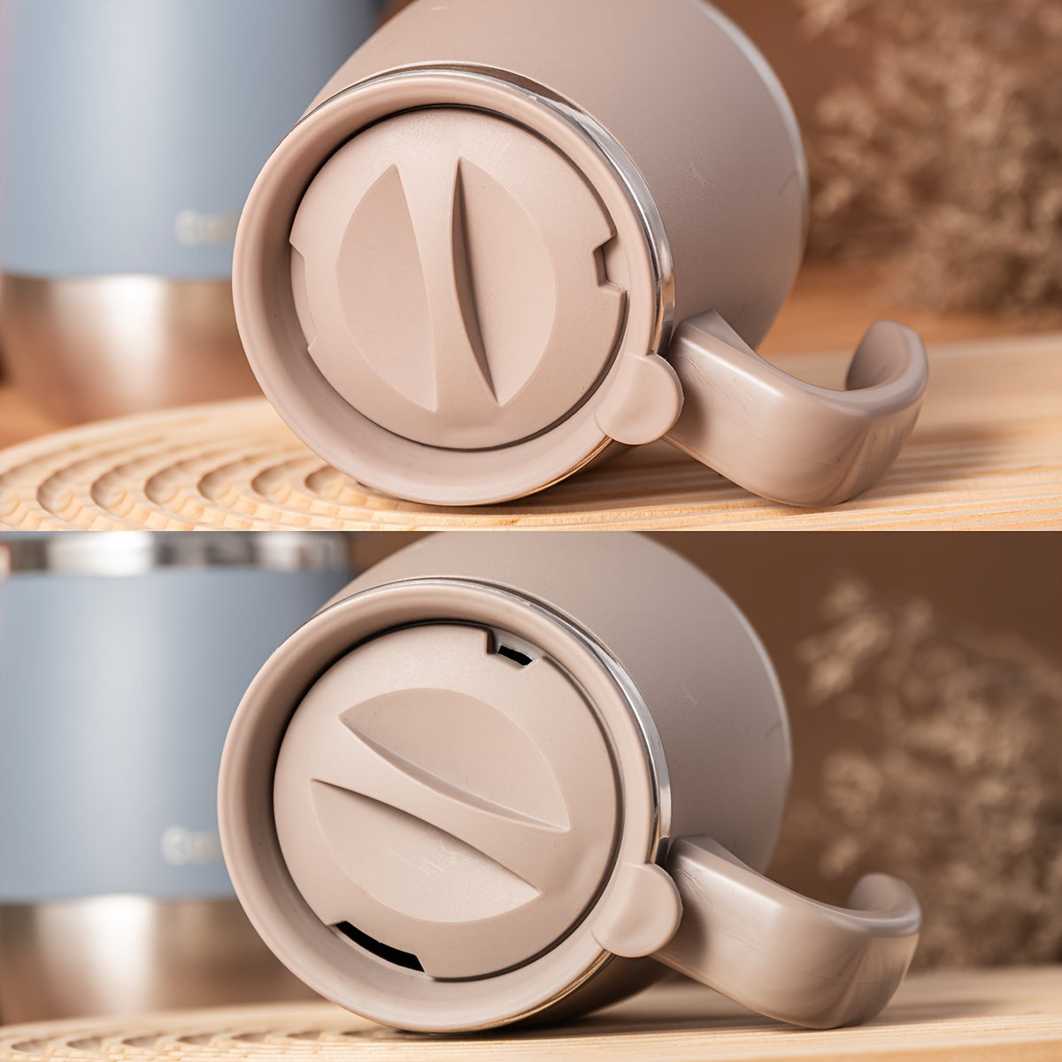 16.9oz Double-Layer Stainless Steel Travel Mug – Heat-Resistant Covered Coffee Cup for Home, Camping & Gifts