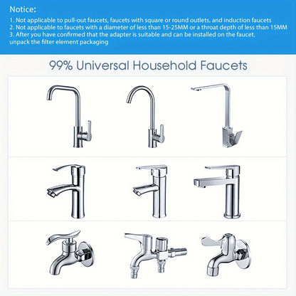 Faucet Water Filter System – Dual Mode, Temp & Filter Life Display (264 Gallons)