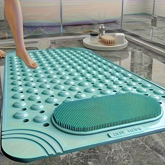 Non-Slip Shower Mat – Safety Massage Bathroom Pad (Rectangular)