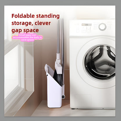 3-in-1 Cleaning Set – Broom, Dustpan & Brush Combo for Home, Office & Dorm (Anti-Hair Stick)