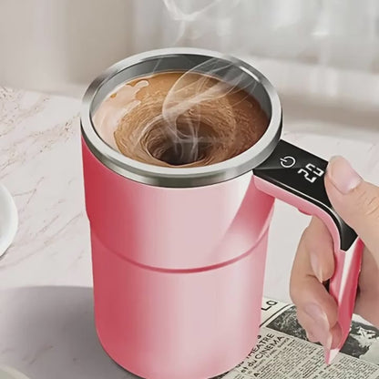 USB Rechargeable Smart Mixing Mug – Electric Self-Stirring Coffee Cup (Large Capacity, 6200 RPM)